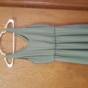 Lush Olive green short dress medium